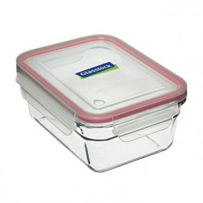 glasslock ovnfast glasbeholder - rektangulr 970 ml