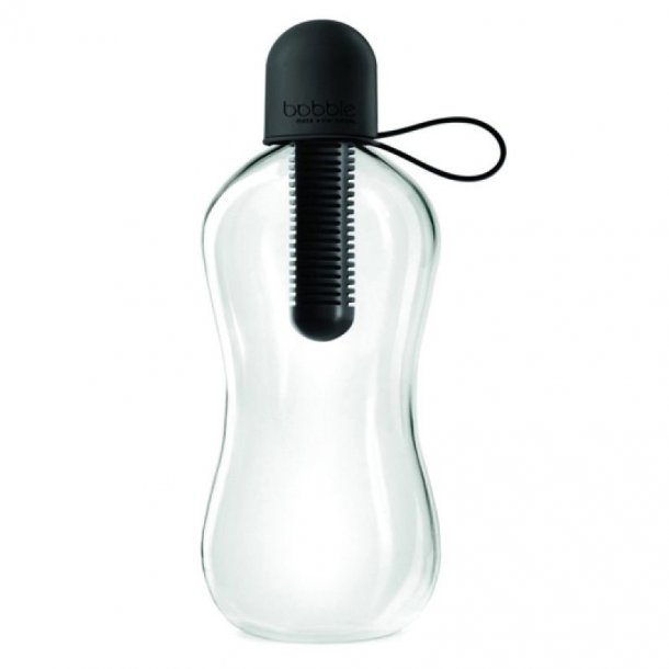 bobble vandflaske carry cap 550 ml, Sort